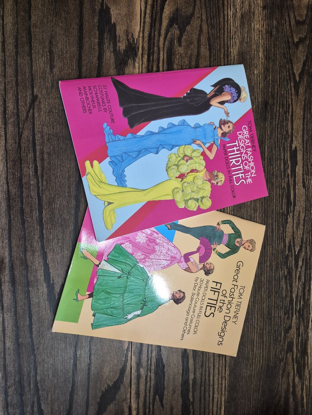 Thirties & Fifties Fashion Paper Doll Books